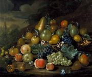 Charles Collins A Still Life of Pears, Peaches and Grapes oil painting picture wholesale